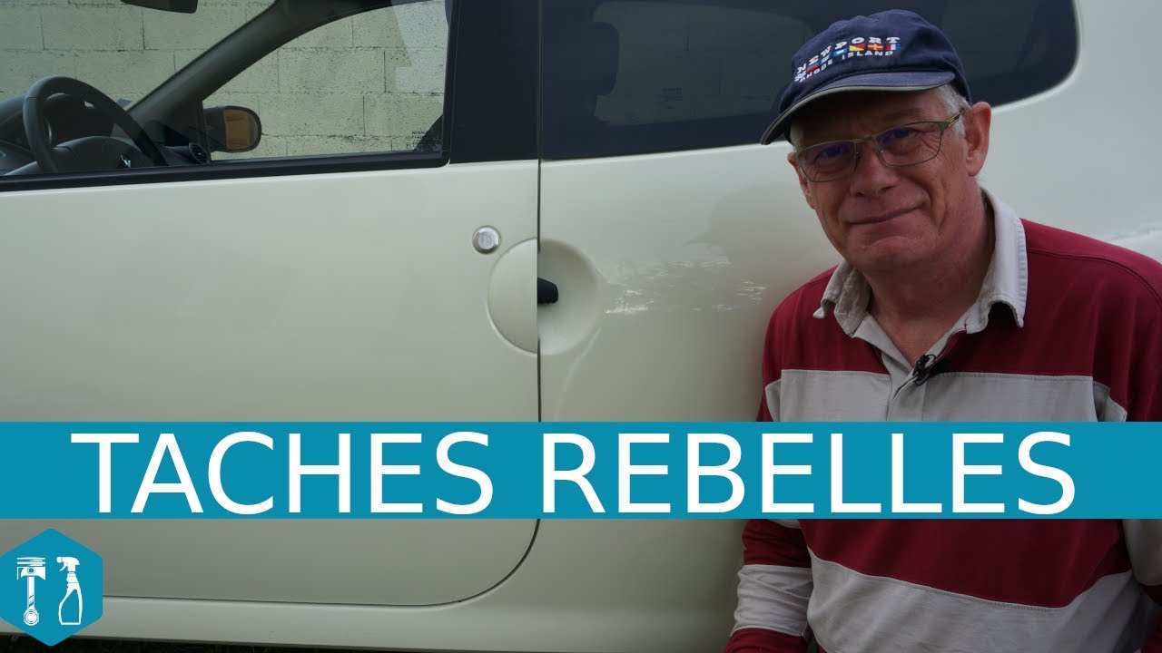 Enlever des Taches rebelles sur la carrosserie