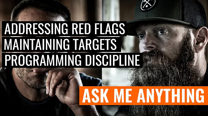 Addressing Red Flags, Maintaining Targets, and Programming Discipline