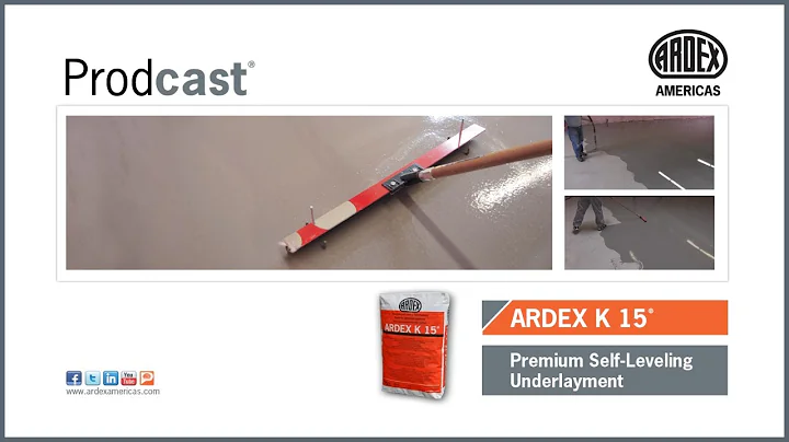 ARDEX K 15® Premium Self-Leveling Underlayment - Prodcast®