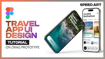 Figma Travel App UI Design Tutorial - Speed Art #figma #tutorial