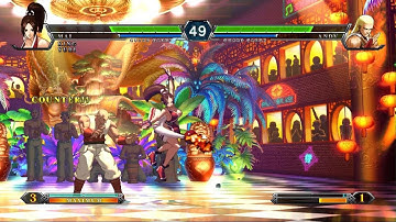 Team Women Fighters vs. Andy Bogard, Ryo Sakazaki, and Robert Garcia - KOF XIII Global Match