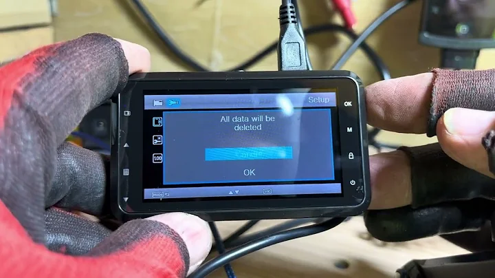 Formatting orskey dash cam memory card