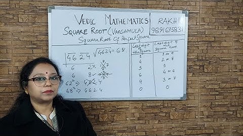 Vedic Maths|Vargamula (Part 1)|Square root of perfect square by Observation Method|Rakhi