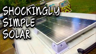 HOW DO I FIT SOLAR  PANELS TO A CAMPER VAN ROOF  simple and safe  Sprinter Transit T4