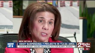 ODOT suspends 7 projects in the Tulsa area