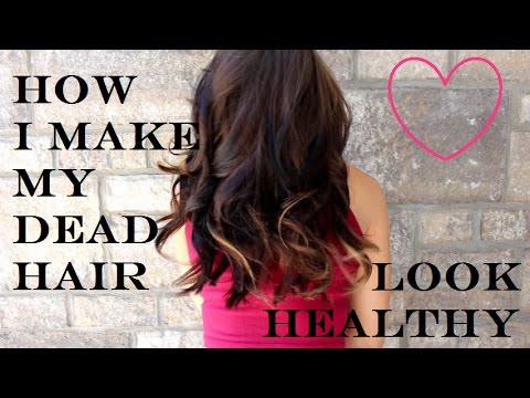 7 TIPS To Make Dead Hair Look Healthy Again! - YouTube