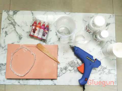 How to make Resin coaster for begginers step by step without silicone ...