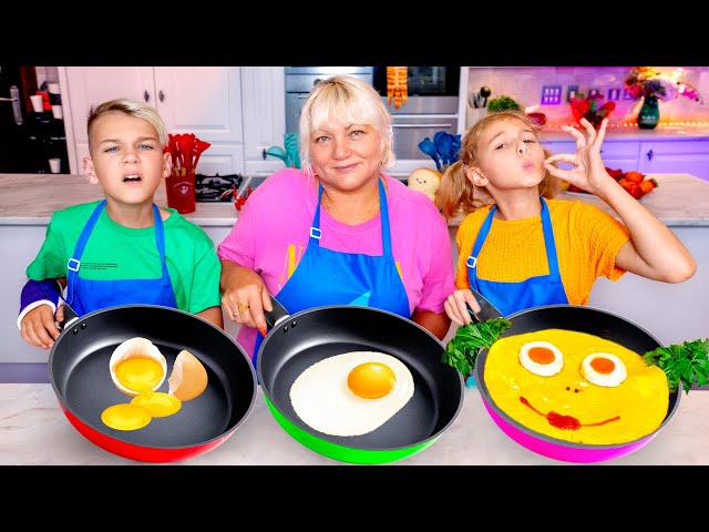 Vania Mania Kids Cooking Challenge with Grandma + More Kids Videos class=