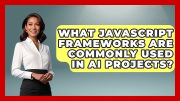 What JavaScript Frameworks Are Commonly Used in AI Projects? - Learning To Code With AI
