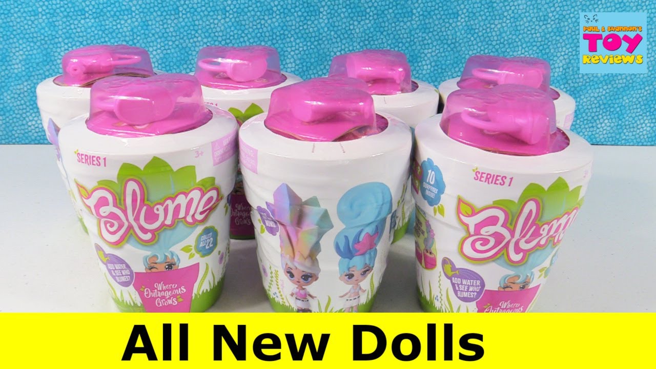 kawaii emoticons Blume Dolls Series 1 Magic Grow Surprise Blind Bag Dolls Unboxing | PSToyReviews