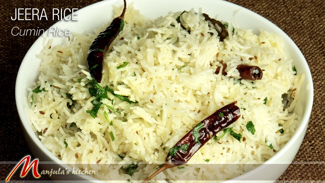 Jeera Rice (Cumin Rice) Recipe by Manjula | Manjula