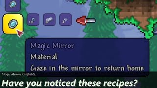 How to craft Magic Mirror in Terraria 1.4.4!? ─ With other curiously cursed recipes...