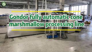 🍦🍬High-Speed Automatic Ice Cream Cone Marshmallow Production Line#marshmallowmachine #marshmallow