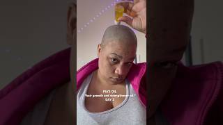 PIA’S Oil hair growth and repair oil DAY 2 challenge hair bald trending