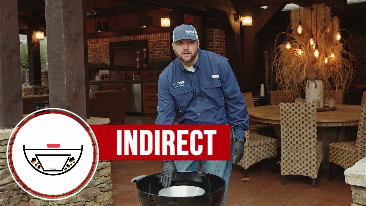 4 Methods of Cooking with the BBQ Vortex (in)direct heat! How to use a