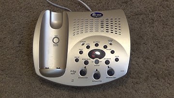 AT&T 2255 2.4 GHz Cordless Phone with Digital Answering System Ringing