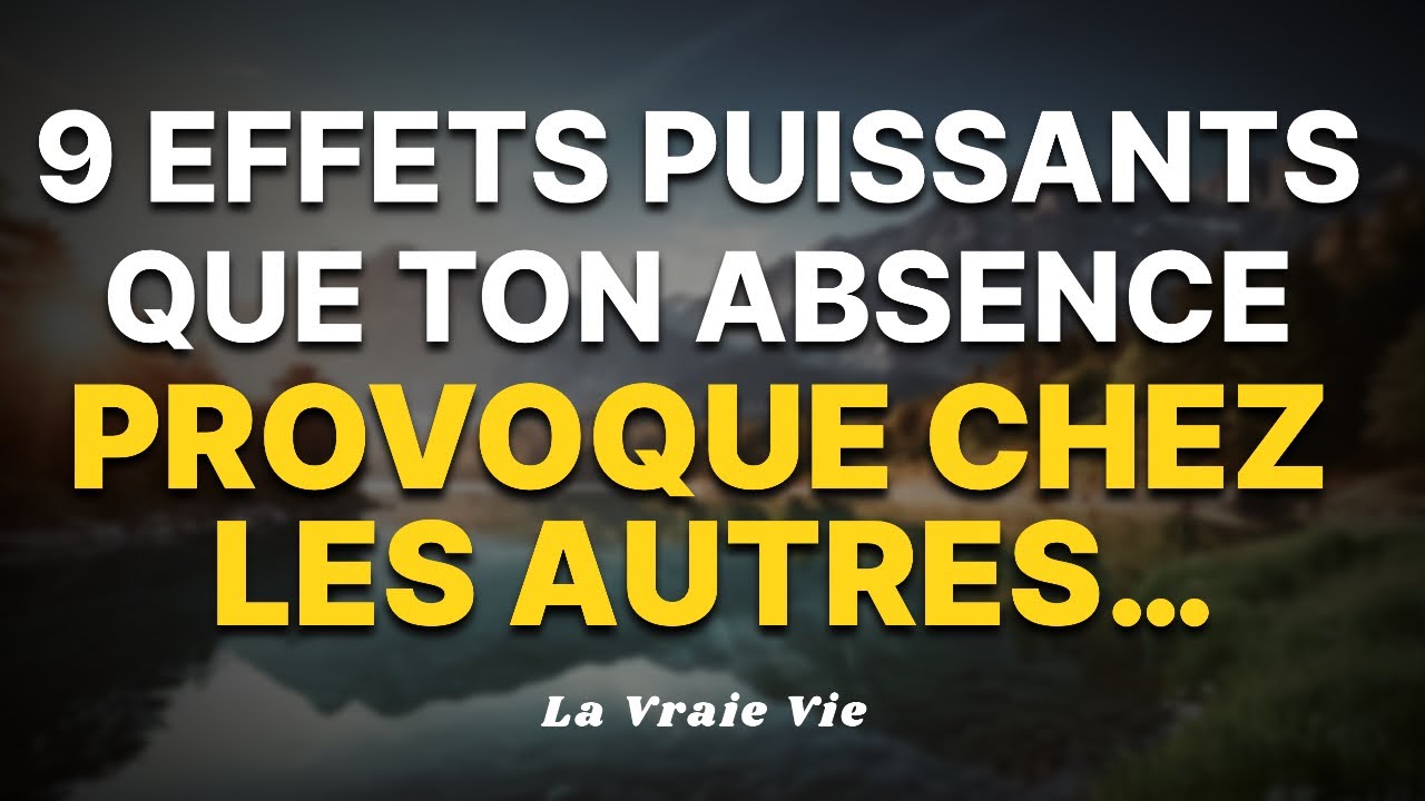 9 Choses surprenantes que les gens ressentent quand tu sors de leur vie…