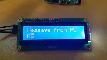 아두이노 LCD 모듈 출력