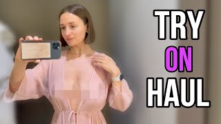 Transparent Clothes Haul with Klara | See through Try on