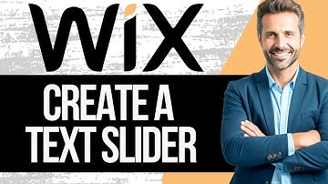 How to Create a Text Slider in Wix | Tutorial 2025
