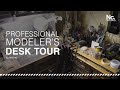 【デスクツアー】プロモデラ―の作業デスク周りや模型用工具の紹介｜MODELER'S DESK TOUR