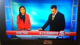 First Day KFYR News Anchor Blooper Fail - Bismarck North Dakota