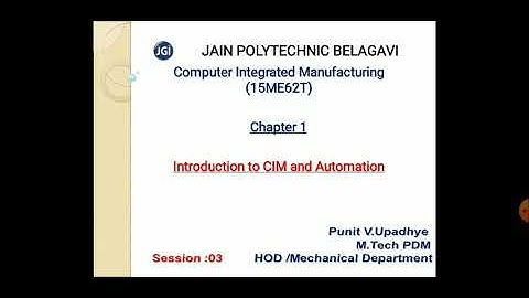 15ME62T-UNIT1-Introduction to CIM and Automation
