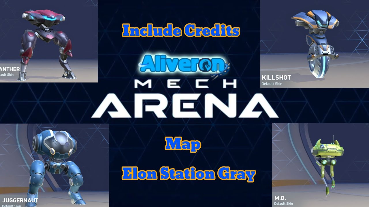 Gamplay at Elon Station Gray || Mech Arena • Aliveron