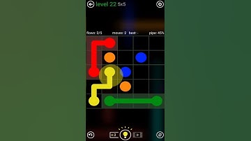 Flow Free | Gameplay | Free Play | Intro | Classic Pack | Level 22 | #shorts