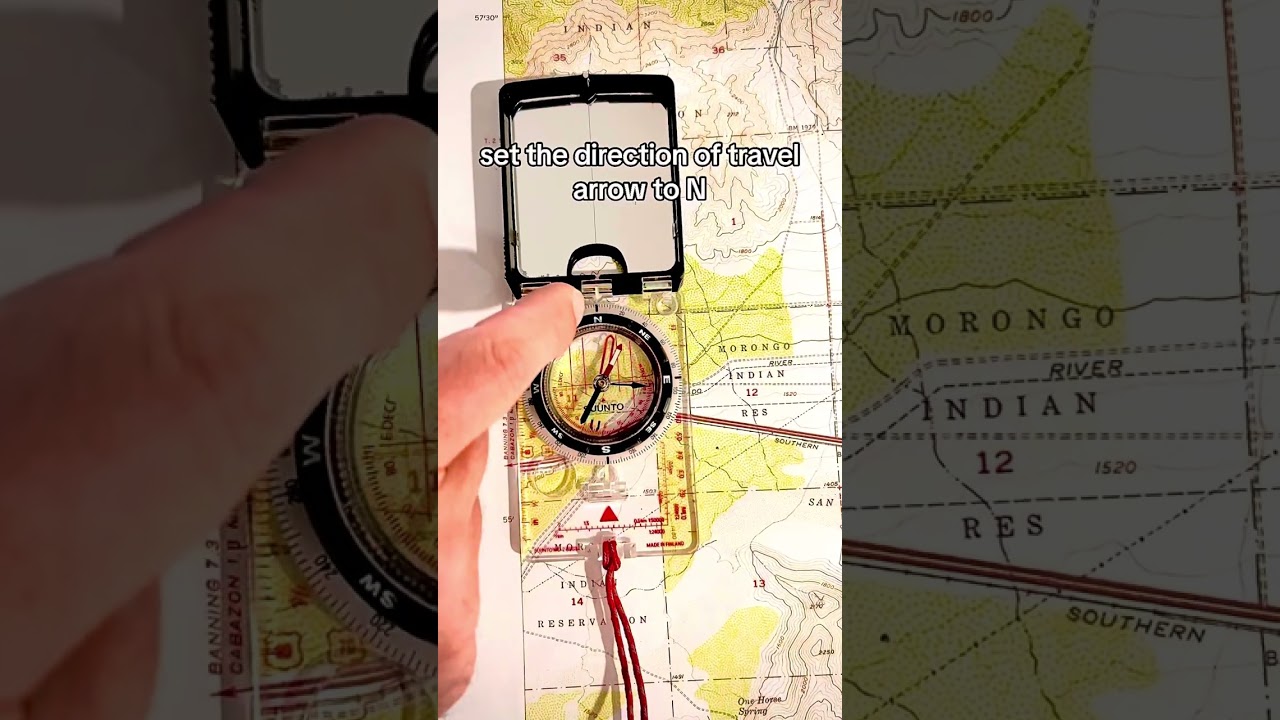 Map & Compass: How To Orient Your Map To True North