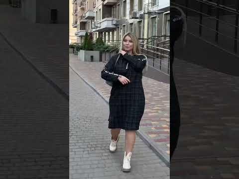 Cукня з трикотажу батал, видео 1
