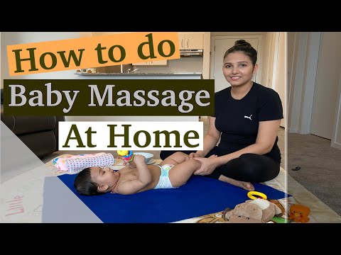 Video: Massage For A Child At 7 Months
