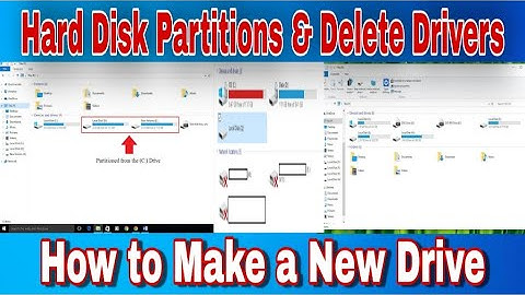 How to Create Partition on Windows 10 || How to Delete Hard Disk Partition || In Urdu || In Hindi...