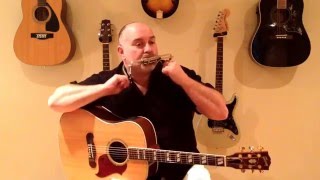 How to Play Heart of Gold - Neil Young (cover with Harmonica) - Easy 5 Chord Tune chords