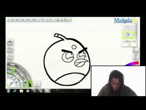 วีดีโอ: วิธีการวาดนกสีดำจากเกม Angry Birds