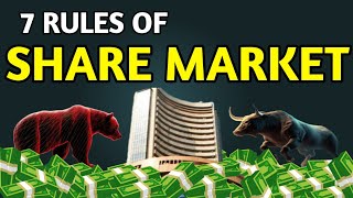 7 RULES Of Share Market | Stock Market For Beginners