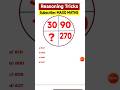 maths tricks reasoning tricks #maths #mathstricks #mathematics #reasoning #reasoningtricks #shorts