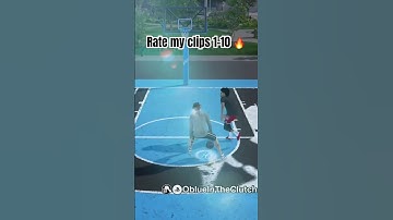 Rate my clips 1-10 🔥 #nba2k25 #dribbblers #dribblegod #shortvideo