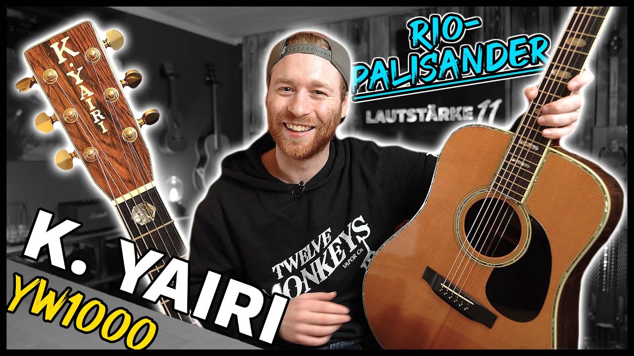 K. Yairi YW1000 | Rio Palisander (Brazilian Rosewood) Dreadnought aus Japan | english subtitles