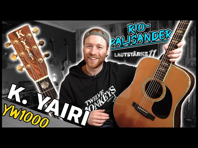 K. Yairi YW1000 | Rio Palisander (Brazilian Rosewood) Dreadnought 