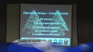 LATEST: Craven Co. arrested 65 individuals in 'Operation Arrow'