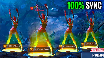 *NEW* Fortnite Dances & Emotes At The Same Time! (True heart, infinite Dab & more)