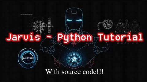 Jarvis with python!!!