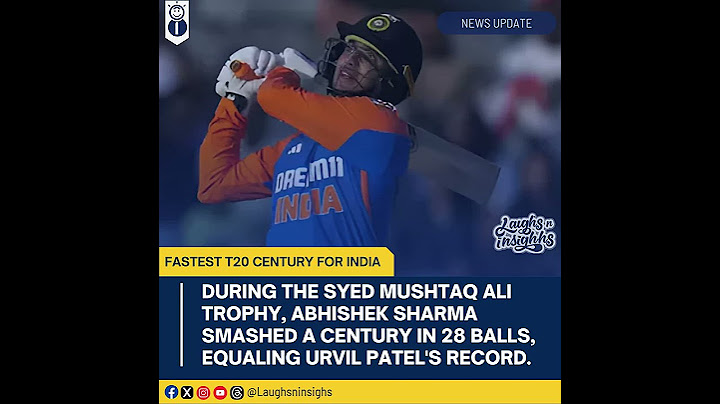 Abhishek Sharma's Record-Breaking Century
