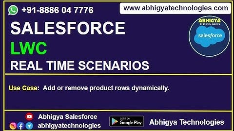 LWC-12-Real-Time Scenarios:12.10-Dynamically add and remove rows from a list.