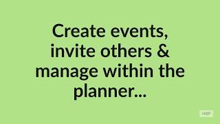 Create events, invite others and manage right from Homeschool Panda screenshot 5