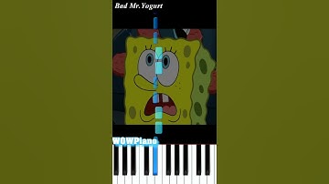 SPONGEBOB GET ABSCTRACTED #TADC @BadMrYogurt Piano Tutorial