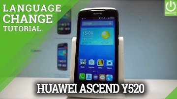 How to Change Language in HUAWEI Ascend Y520 |HardReset.info