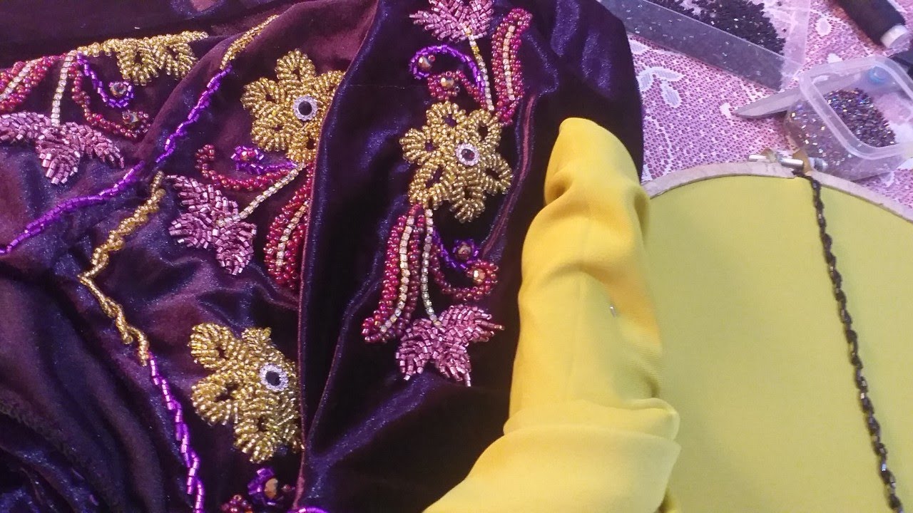 طريقة وضع لعقيق لمهرس مكان لملاقة او طراسن سواء للجلابة أو قفطان ... مع نصائح للمبتدئات 👌