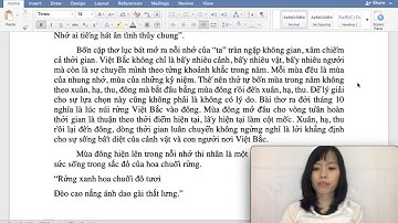 Cảm nhận bức tranh phong cảnh Việt Bắc - Bức tranh tứ bình - Tố Hữu - Văn mẫu 12